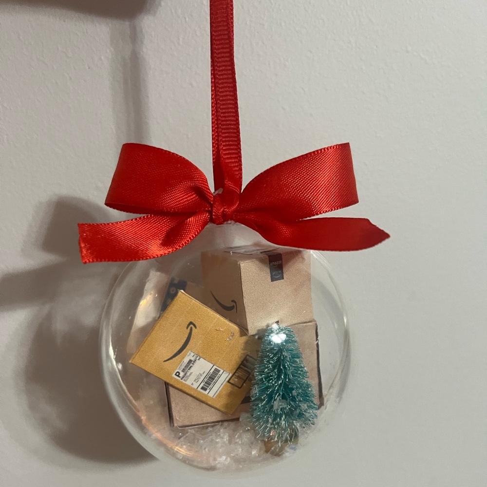 Amazon Lover Package Christmas Ornament